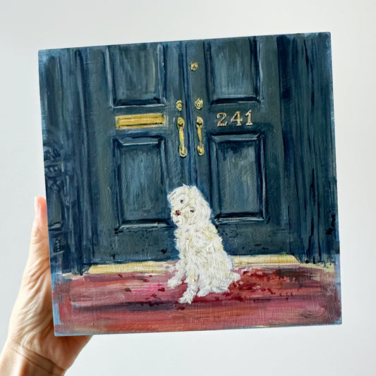 Acrylic on canvas - art commission for pets