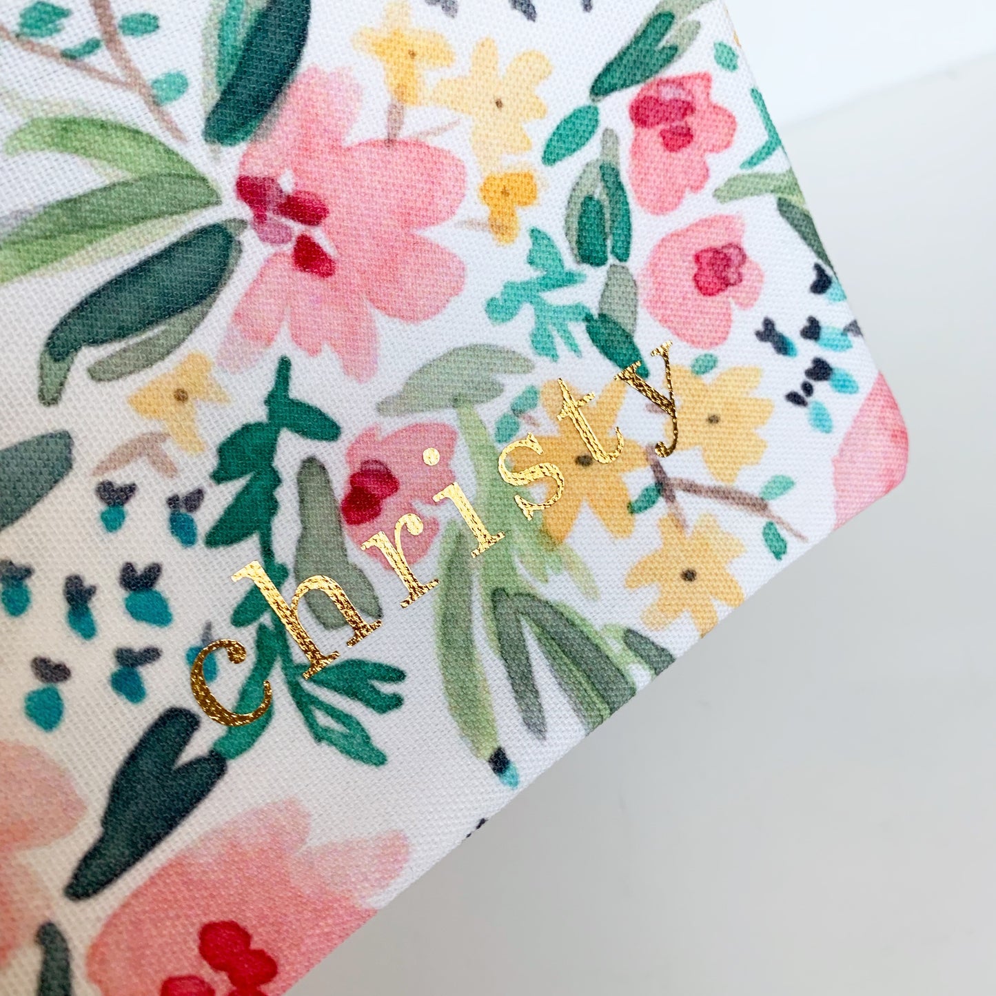 Golden Pouch - Floral