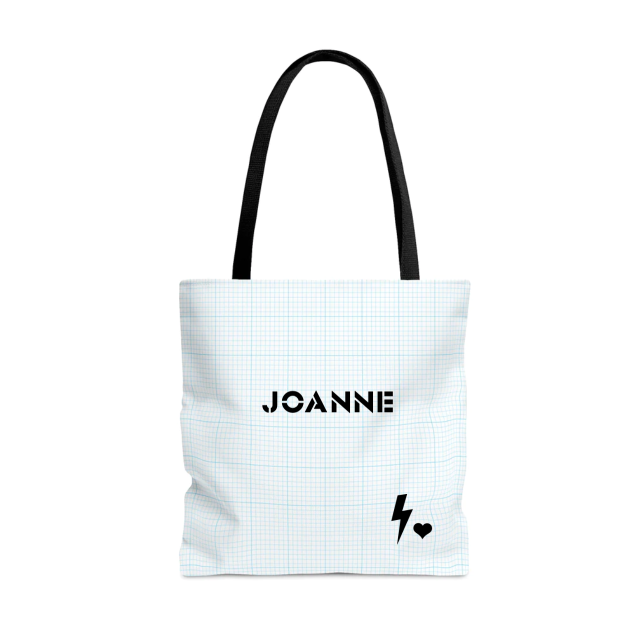 Blue Graph Tote