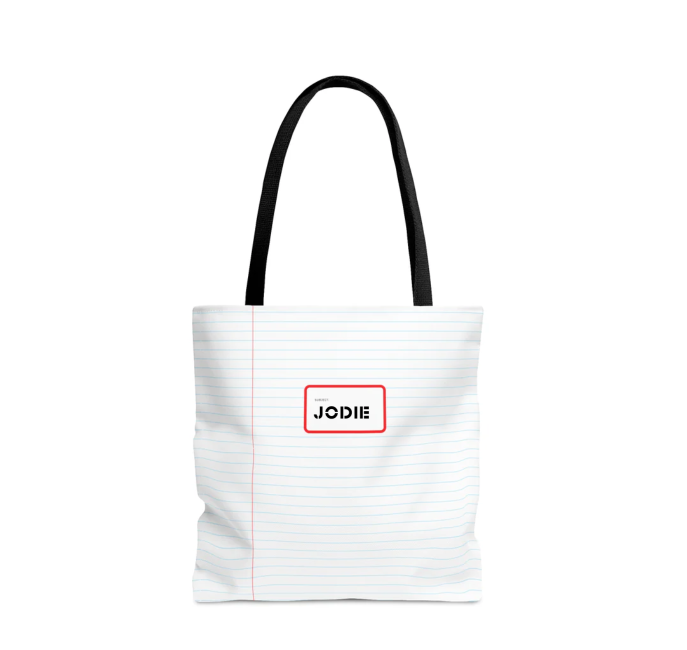 Red label Lined Tote