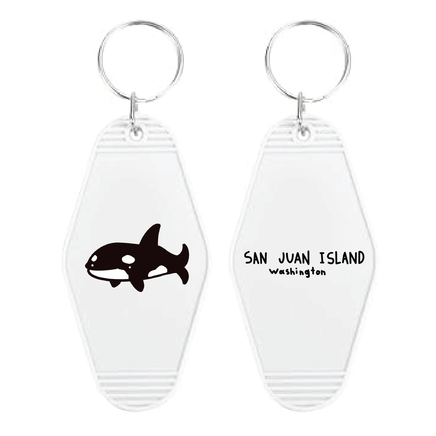 Friday Harbor, WA - Motel Keychains