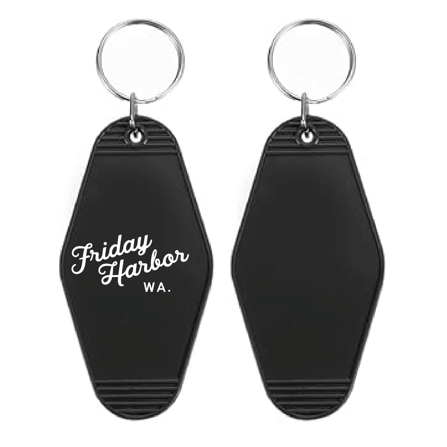 Friday Harbor, WA - Motel Keychains