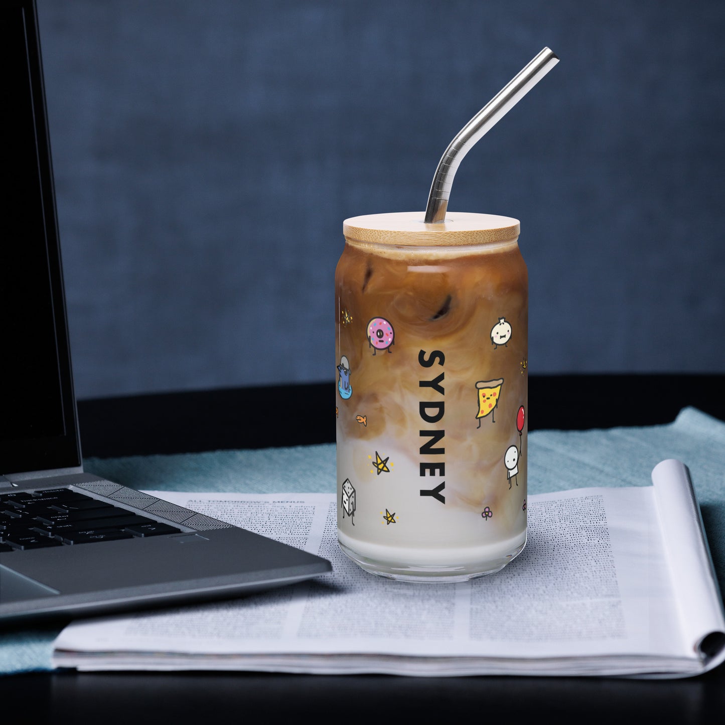 Personalized Be Tru Glass Cup