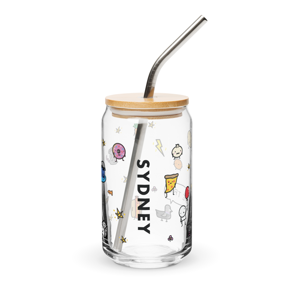 Personalized Be Tru Glass Cup