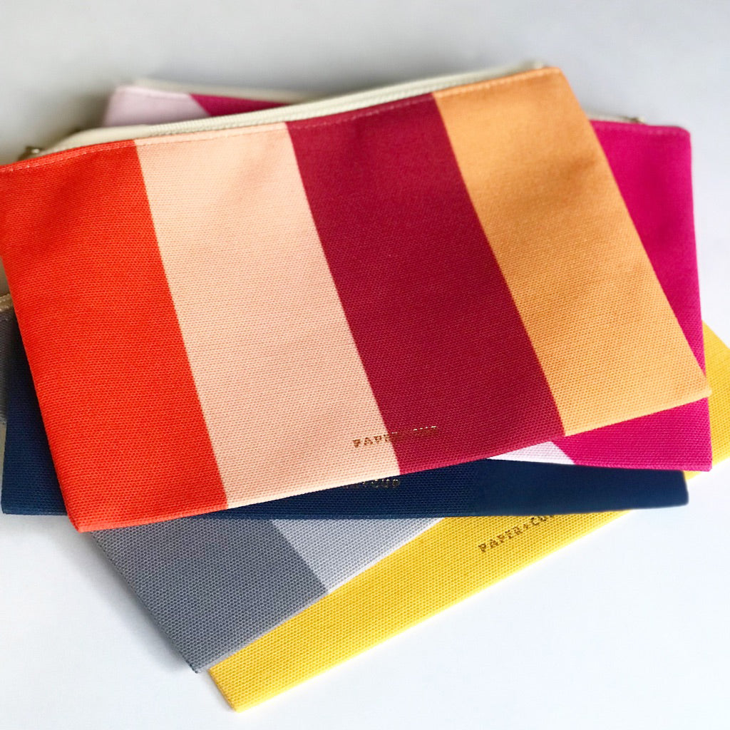 Golden Stripes Pouch