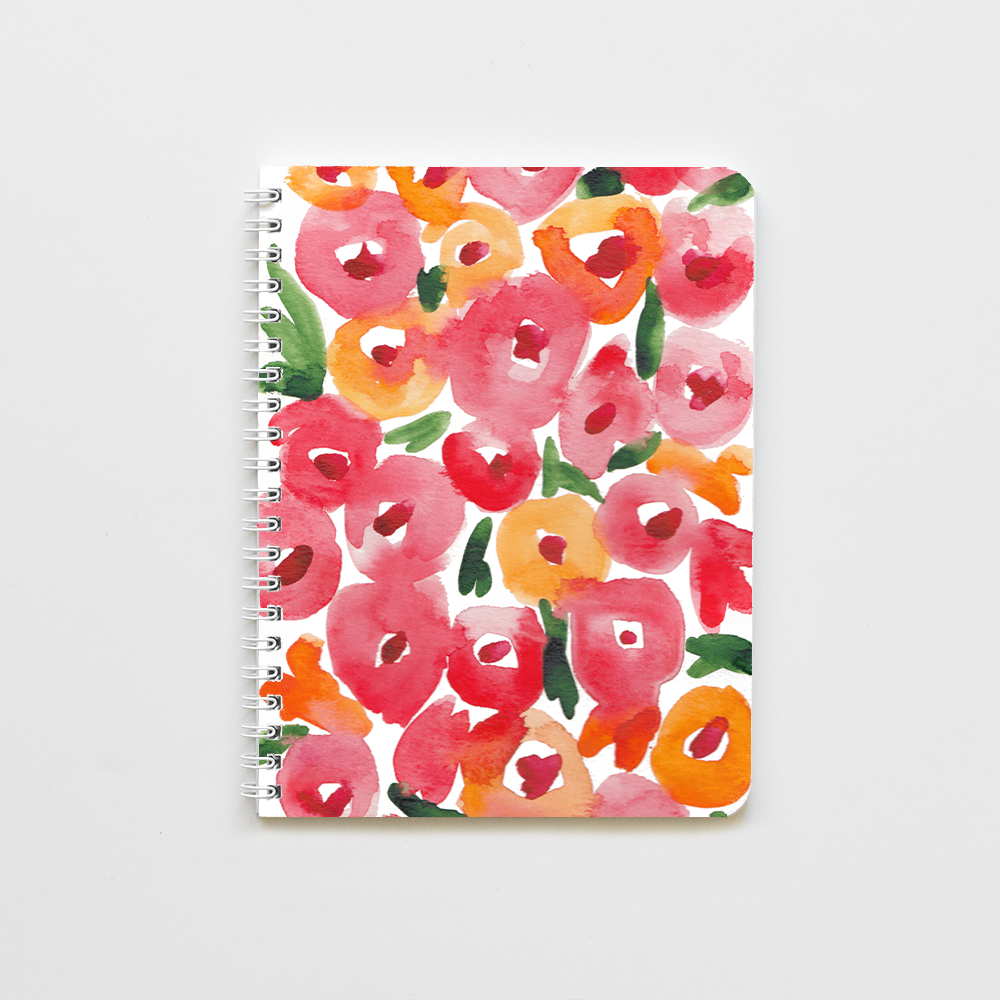 Poppy Floral Notebook