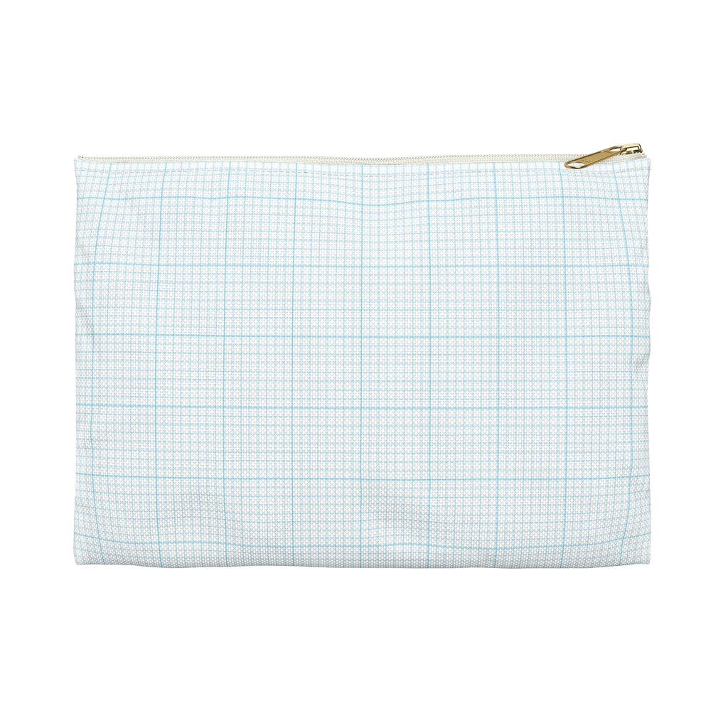 Blue Graph Pouch