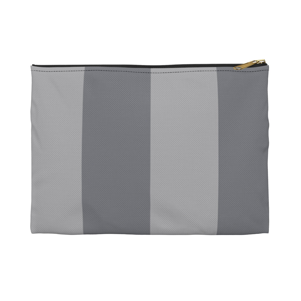 Grey Colorblock Pouch
