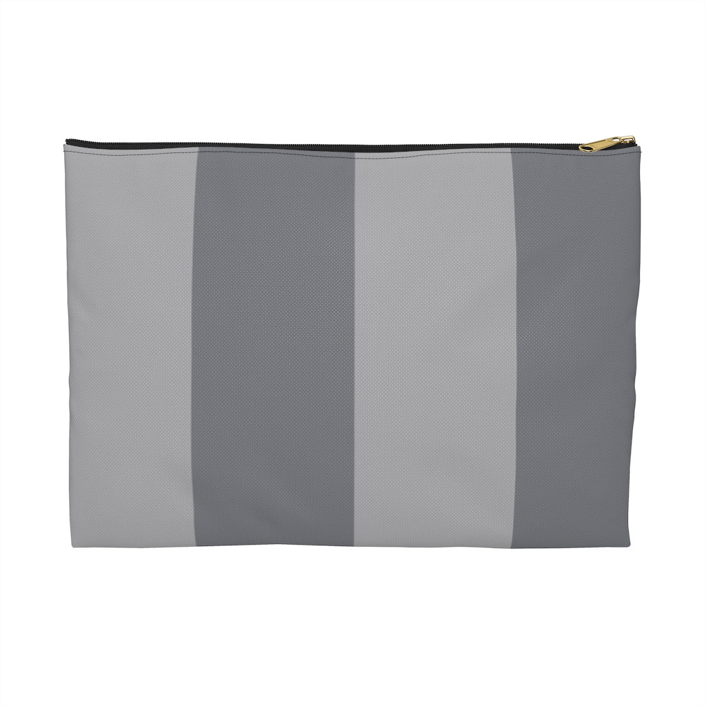 Grey Colorblock Pouch
