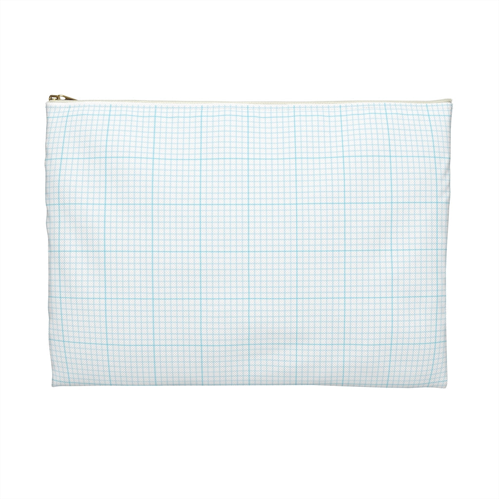 Blue Graph Pouch