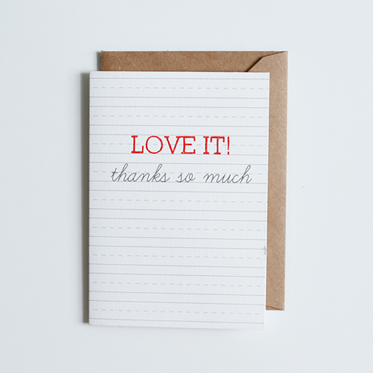 Love It! Dashed Card