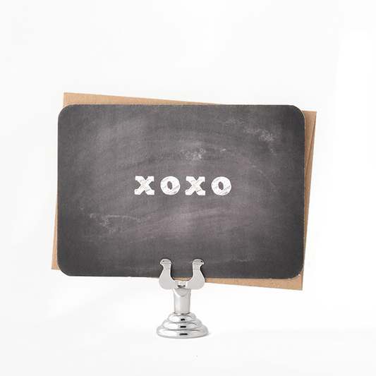 XOXO Chalkboard Flat note