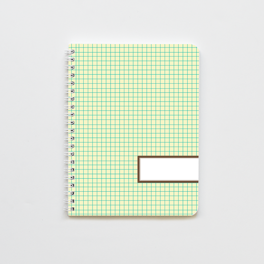 Brown Label Lined Notebook