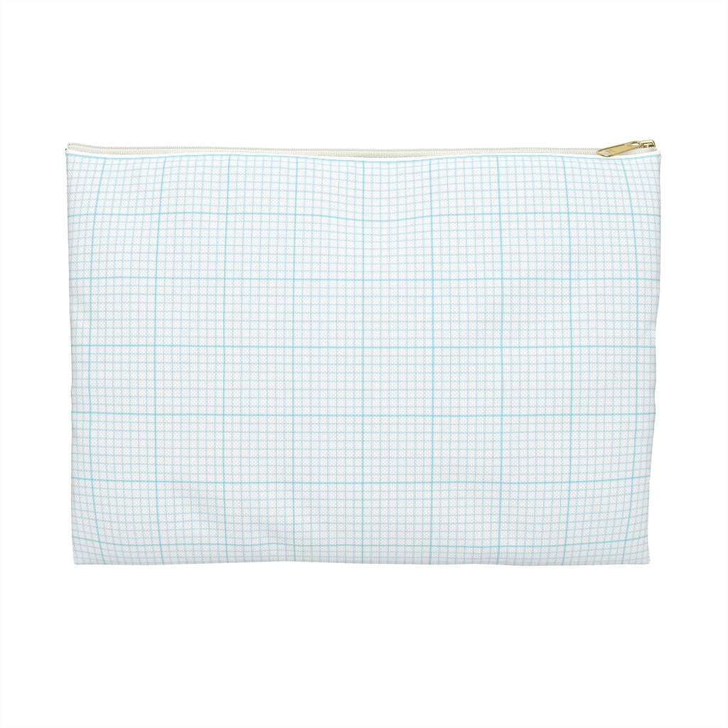 Blue Graph Pouch