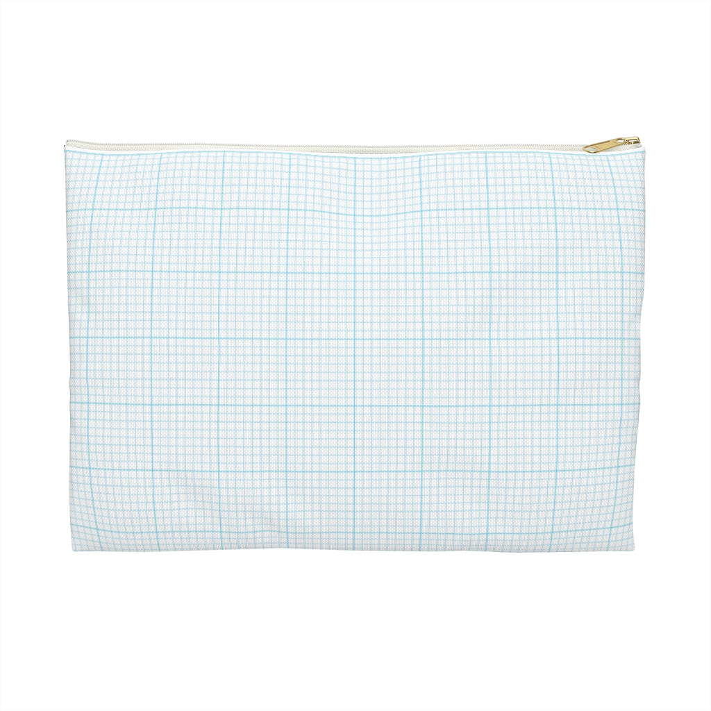 Blue Graph Pouch