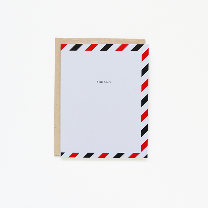 Hello Airmail Card