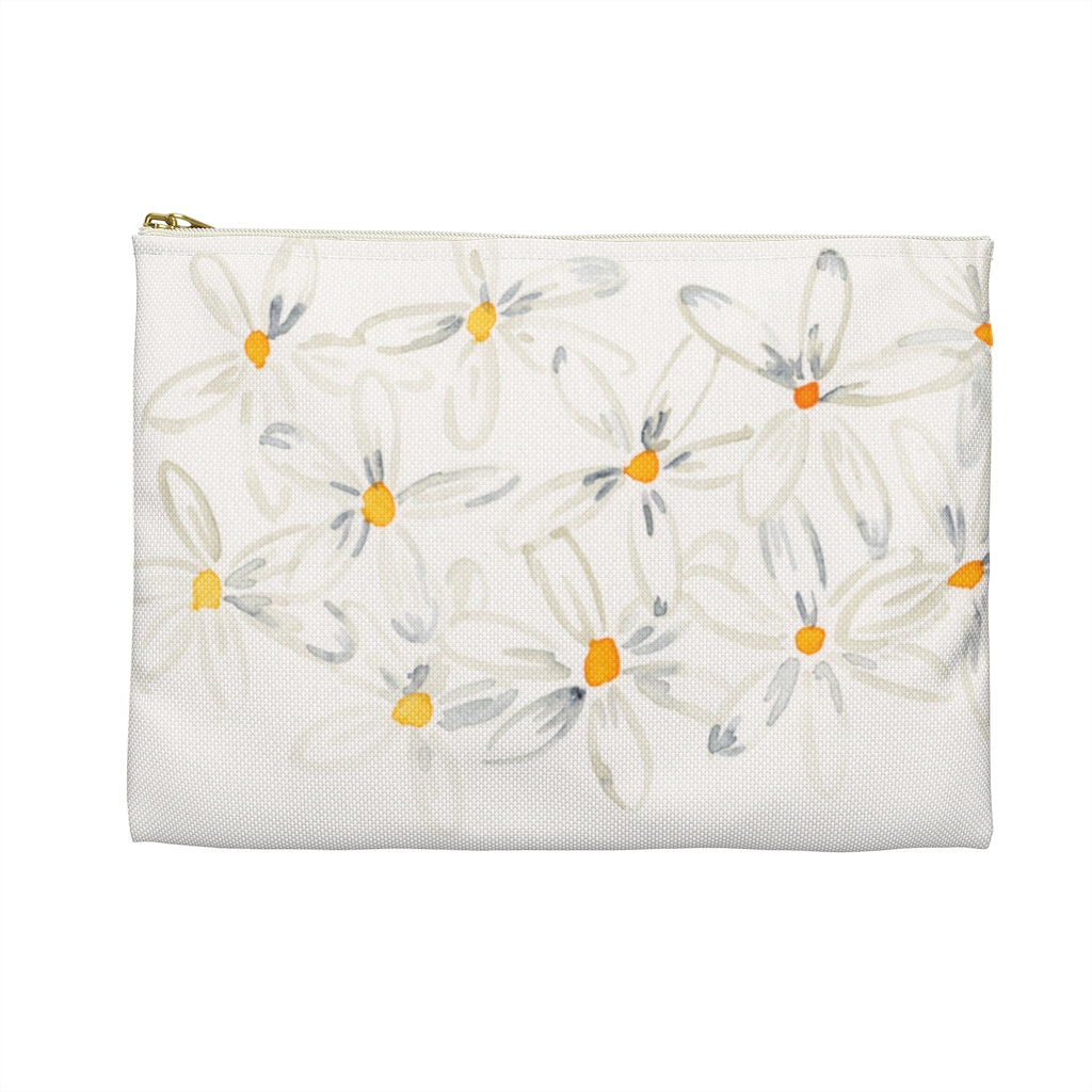 White Daisies Pouch