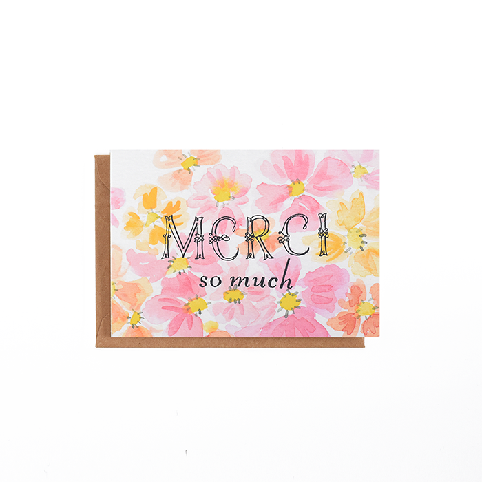 Pinky Floral Card