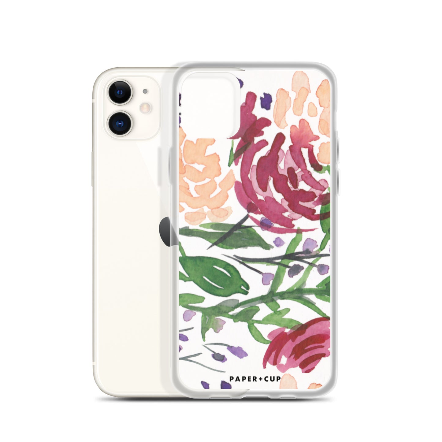 Mauve Floral iPhone Case