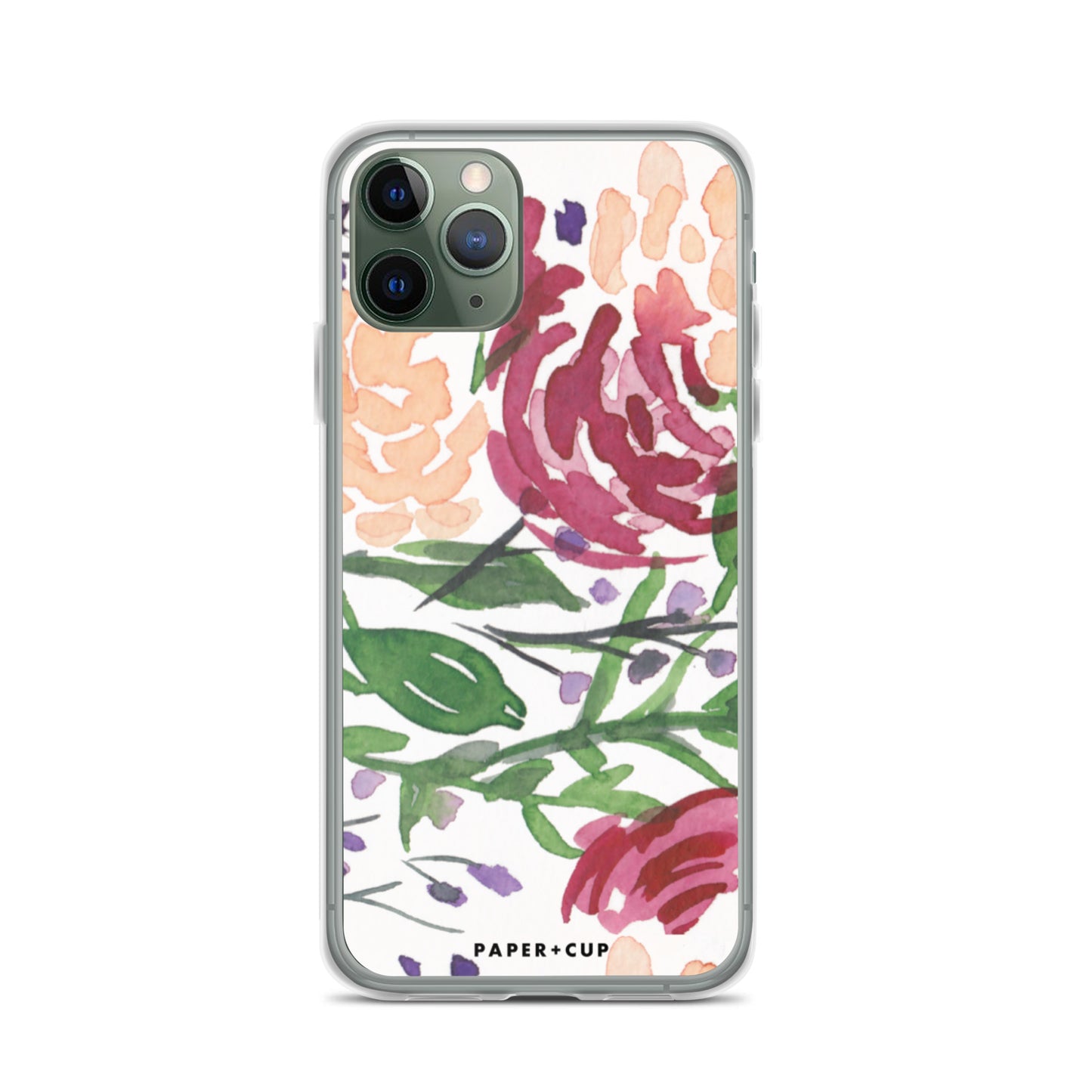 Mauve Floral iPhone Case