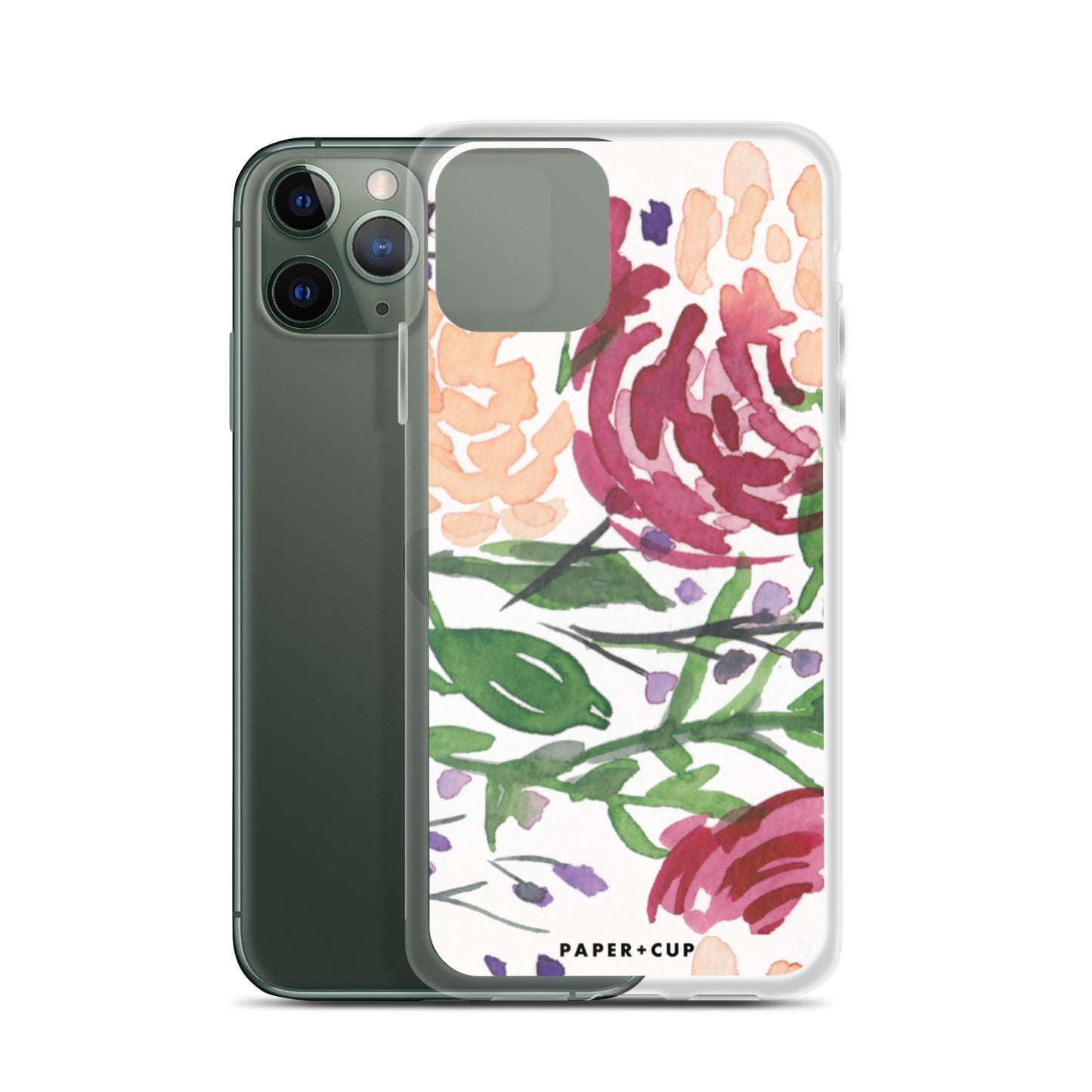 Mauve Floral iPhone Case