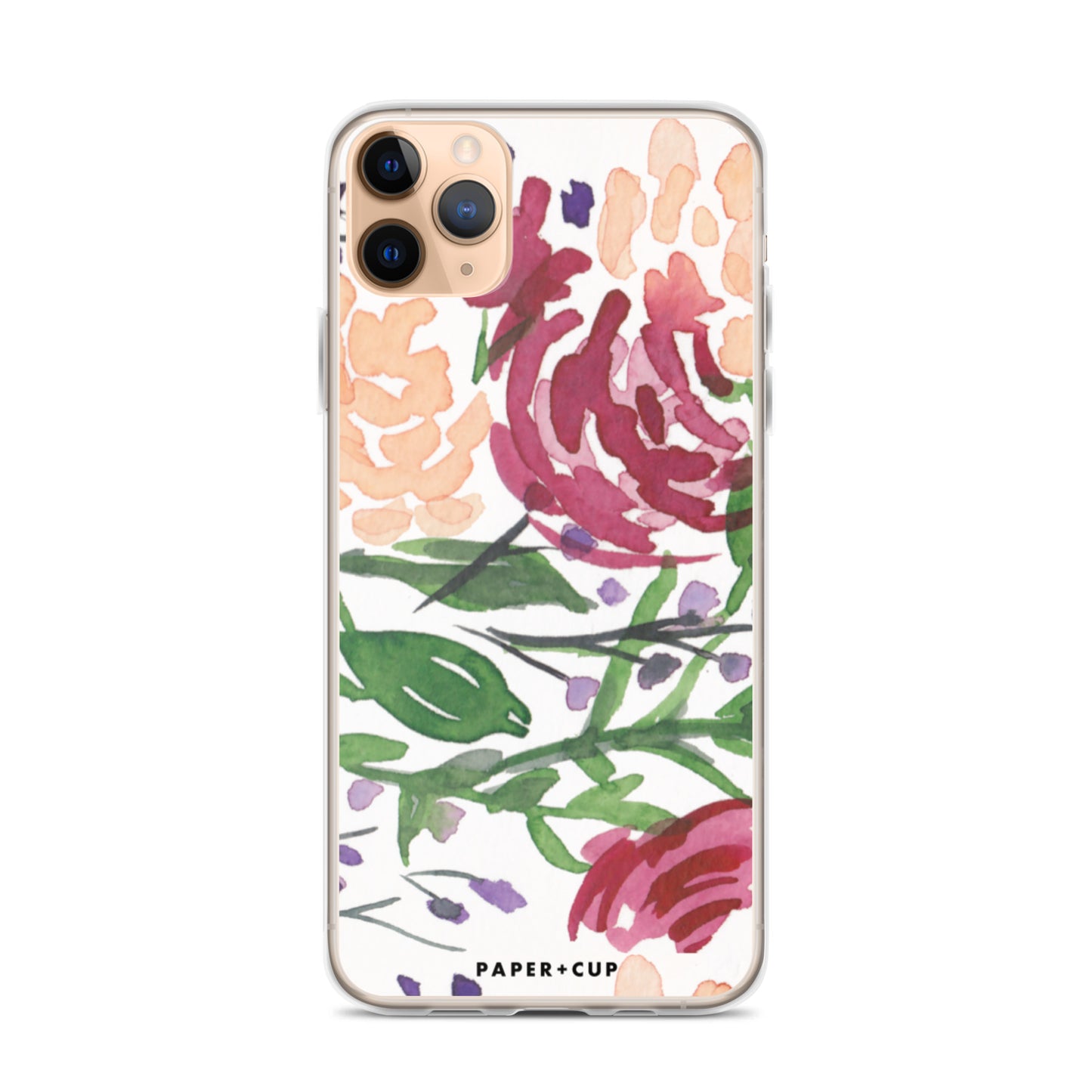 Mauve Floral iPhone Case