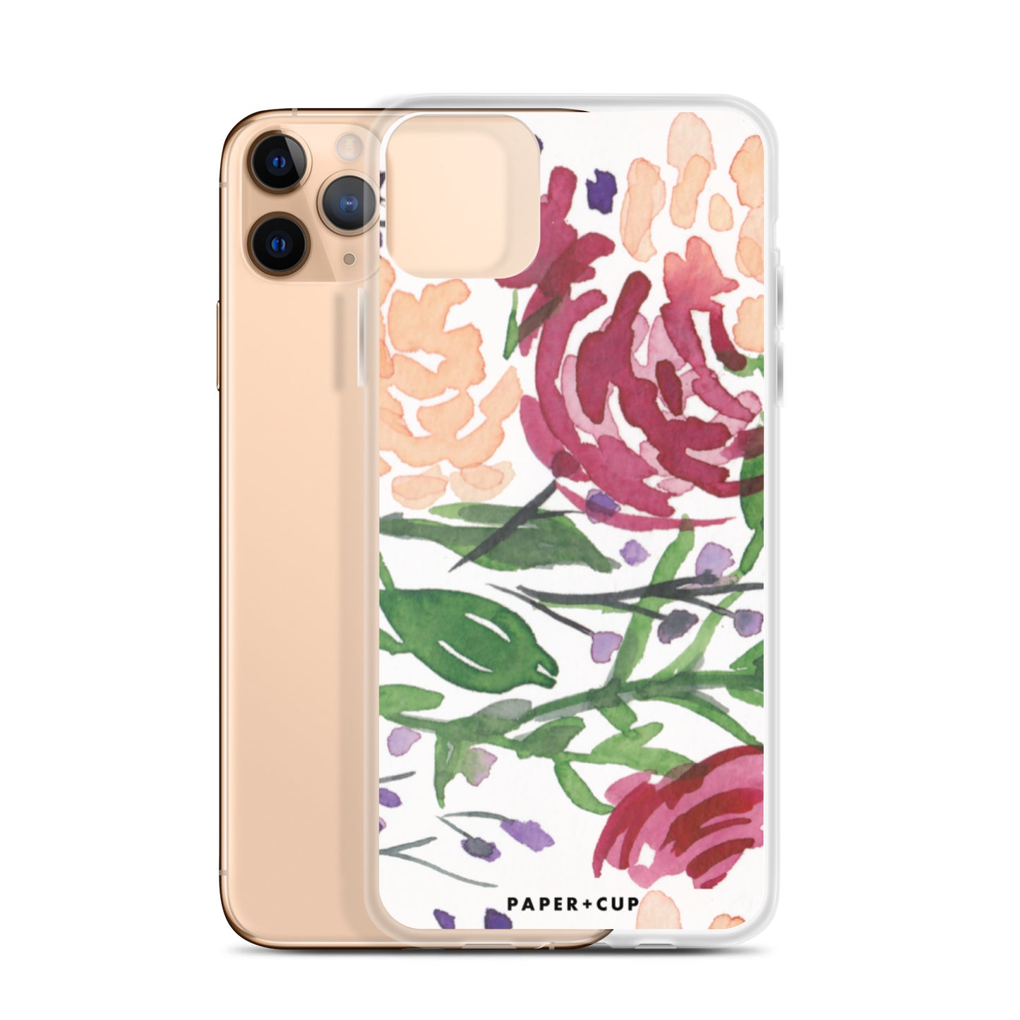 Mauve Floral iPhone Case
