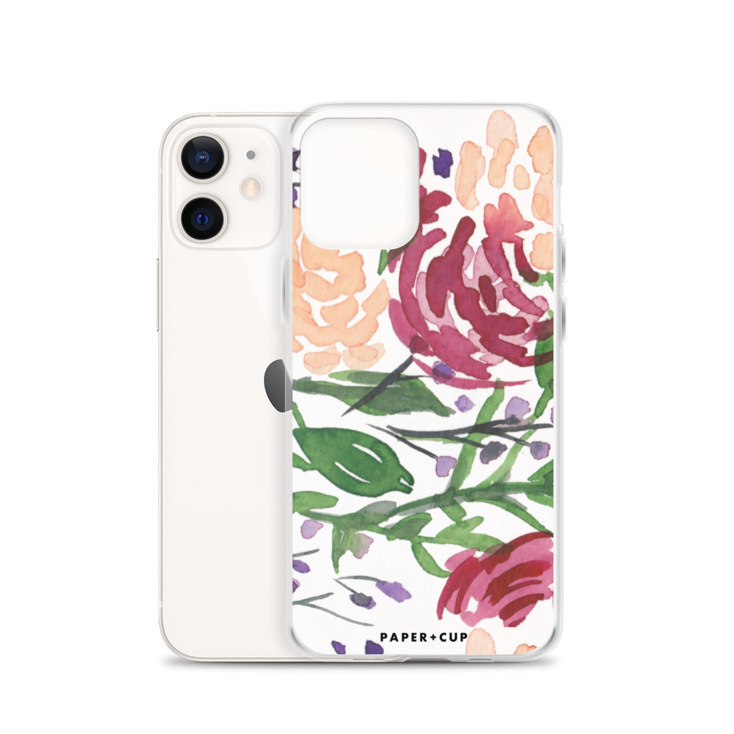 Mauve Floral iPhone Case