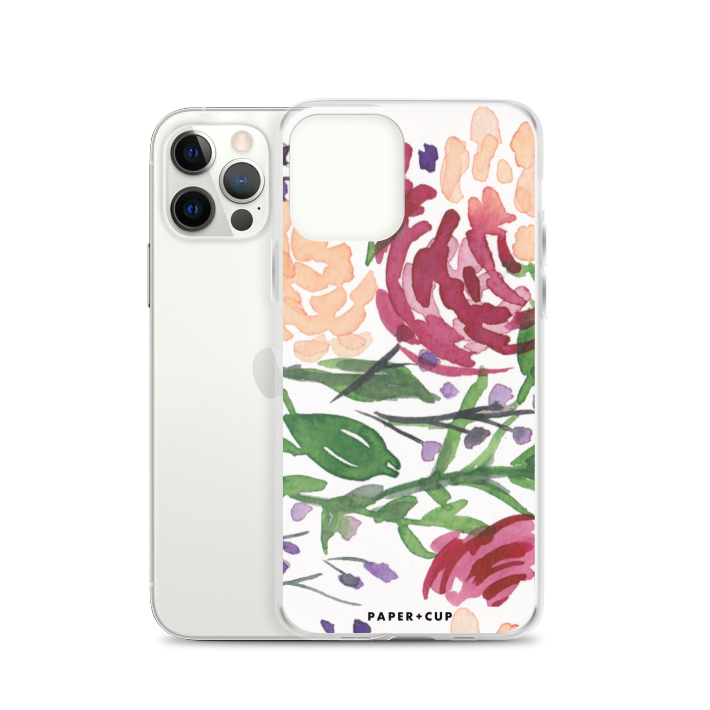 Mauve Floral iPhone Case