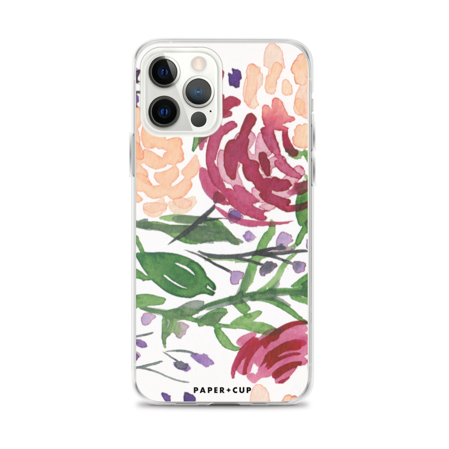 Mauve Floral iPhone Case