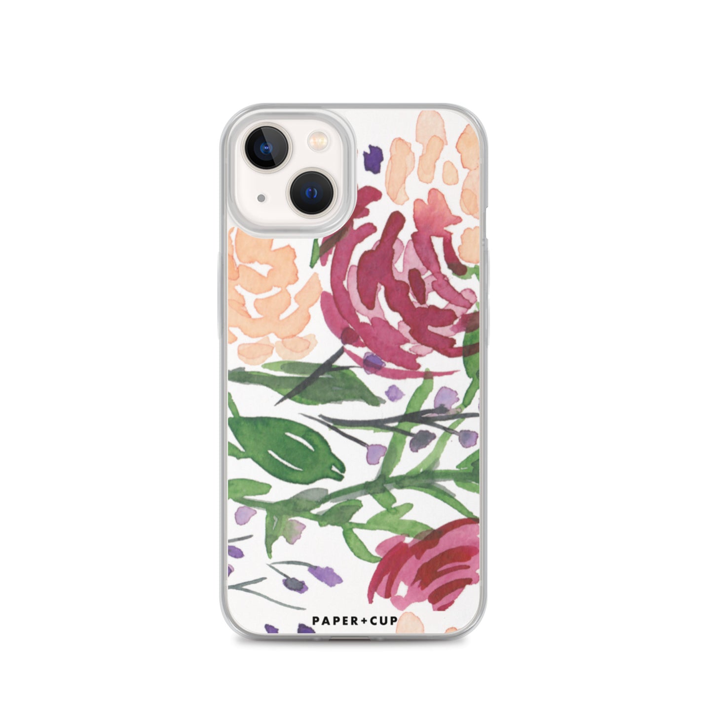 Mauve Floral iPhone Case