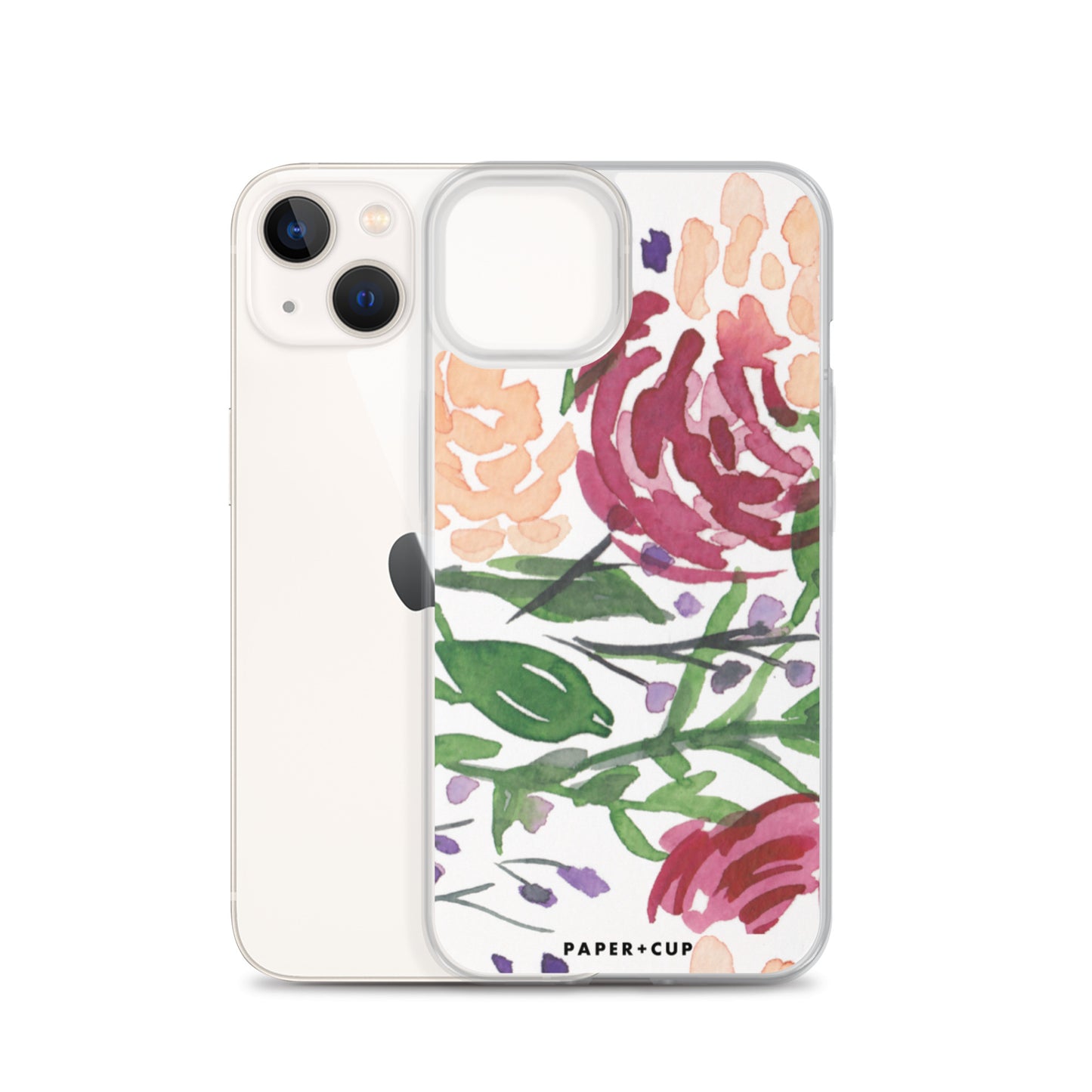 Mauve Floral iPhone Case