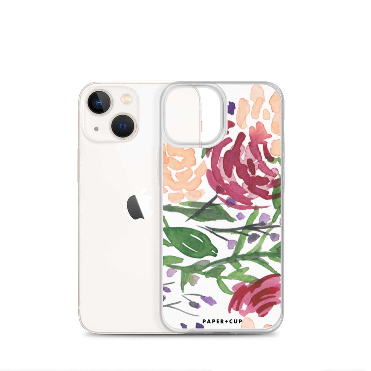 Mauve Floral iPhone Case