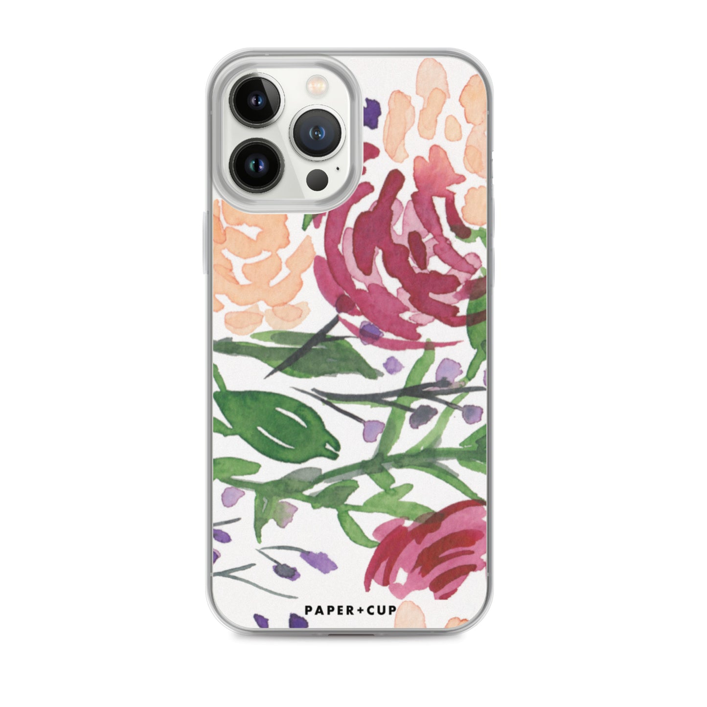 Mauve Floral iPhone Case