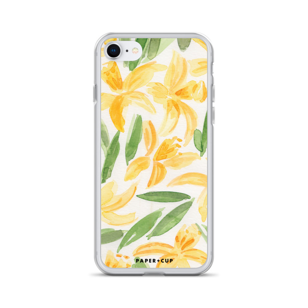Daffodil Floral iPhone Case