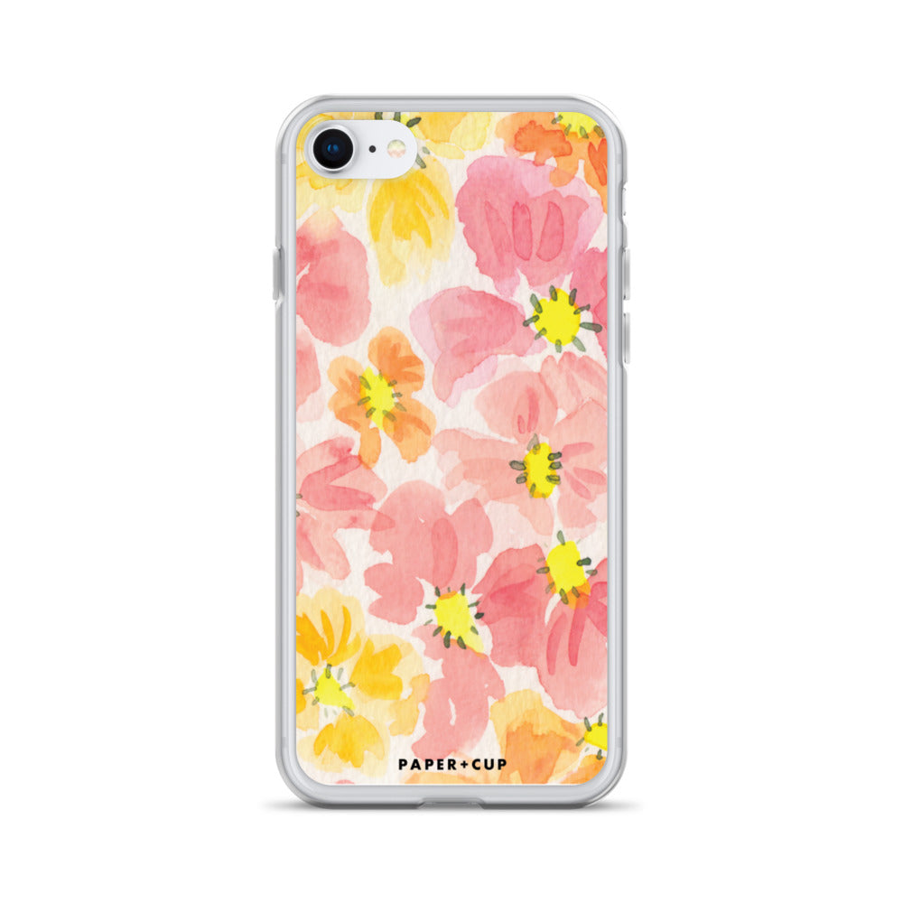 Pinky Floral iPhone Case