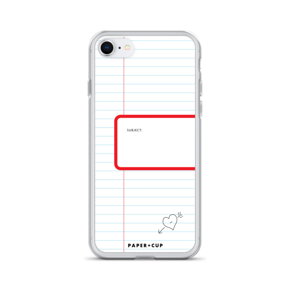 Old School Lined iPhone Case
