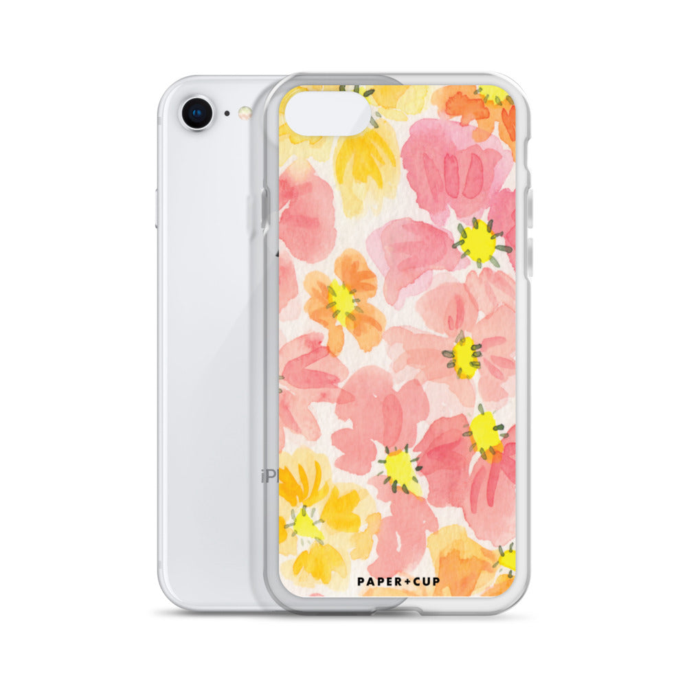 Pinky Floral iPhone Case
