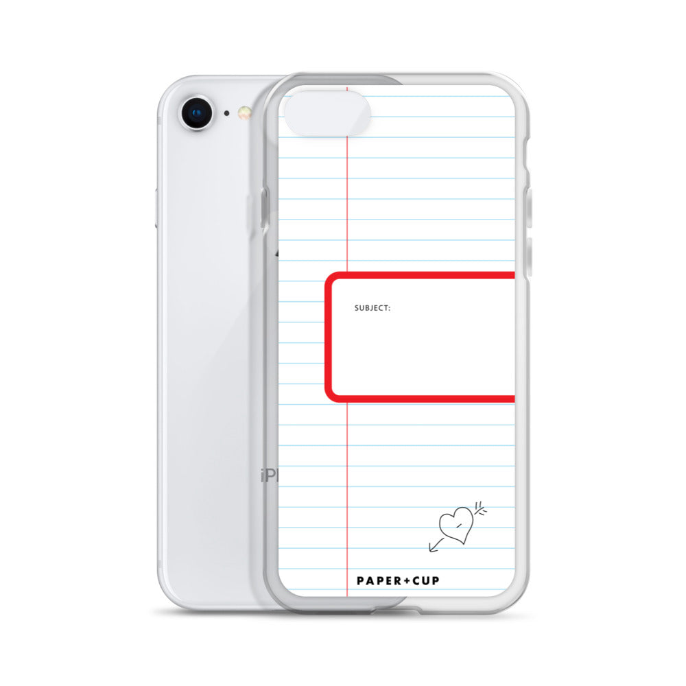 Old School Lined iPhone Case