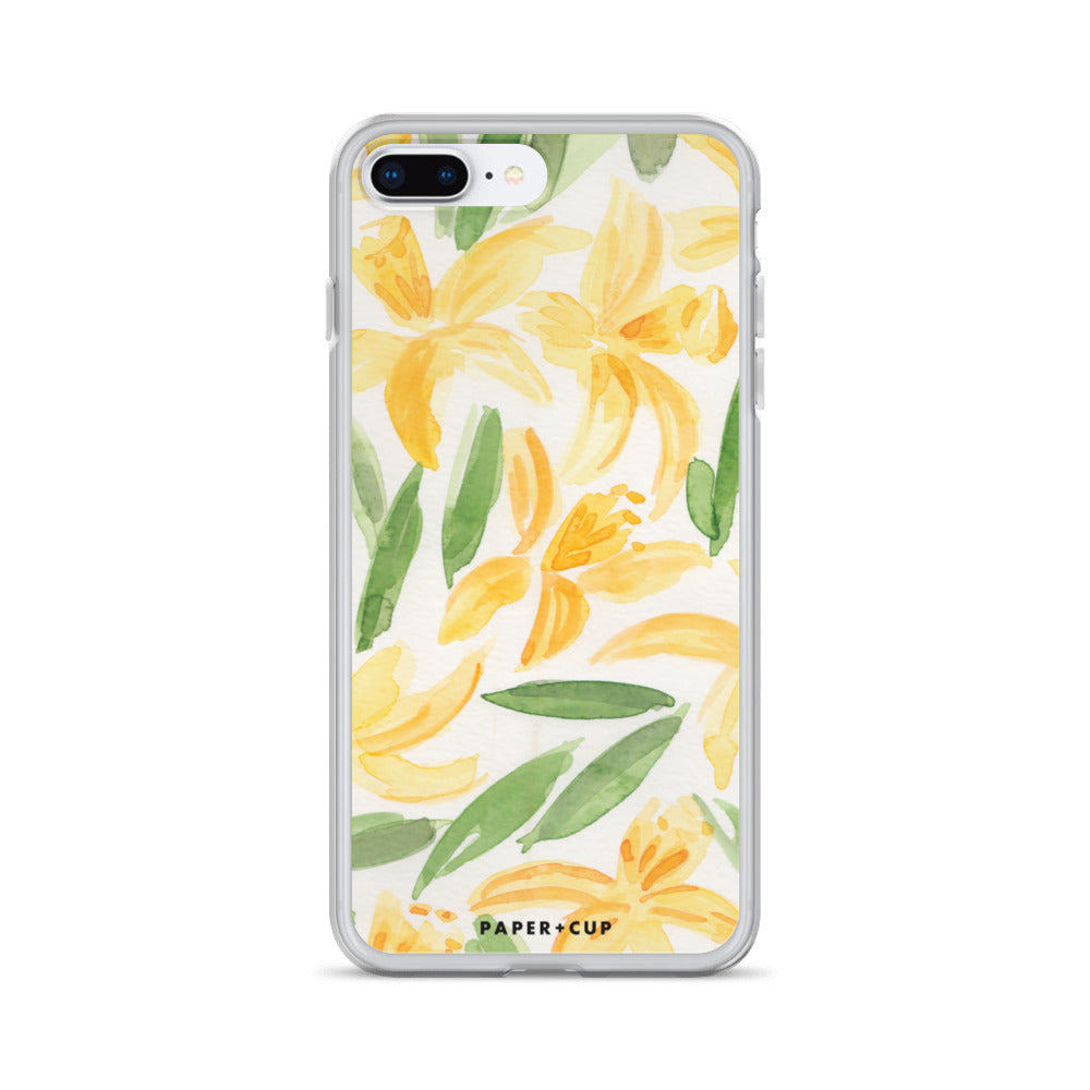 Daffodil Floral iPhone Case