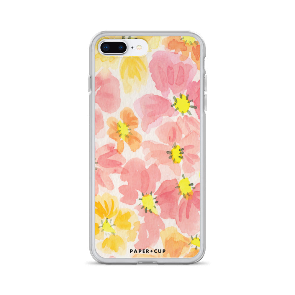 Pinky Floral iPhone Case