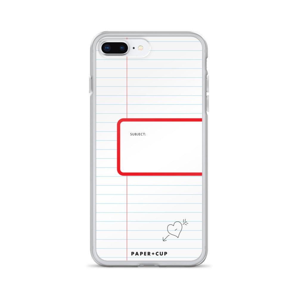 Old School Lined iPhone Case