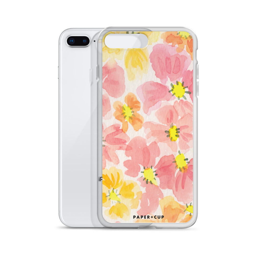 Pinky Floral iPhone Case
