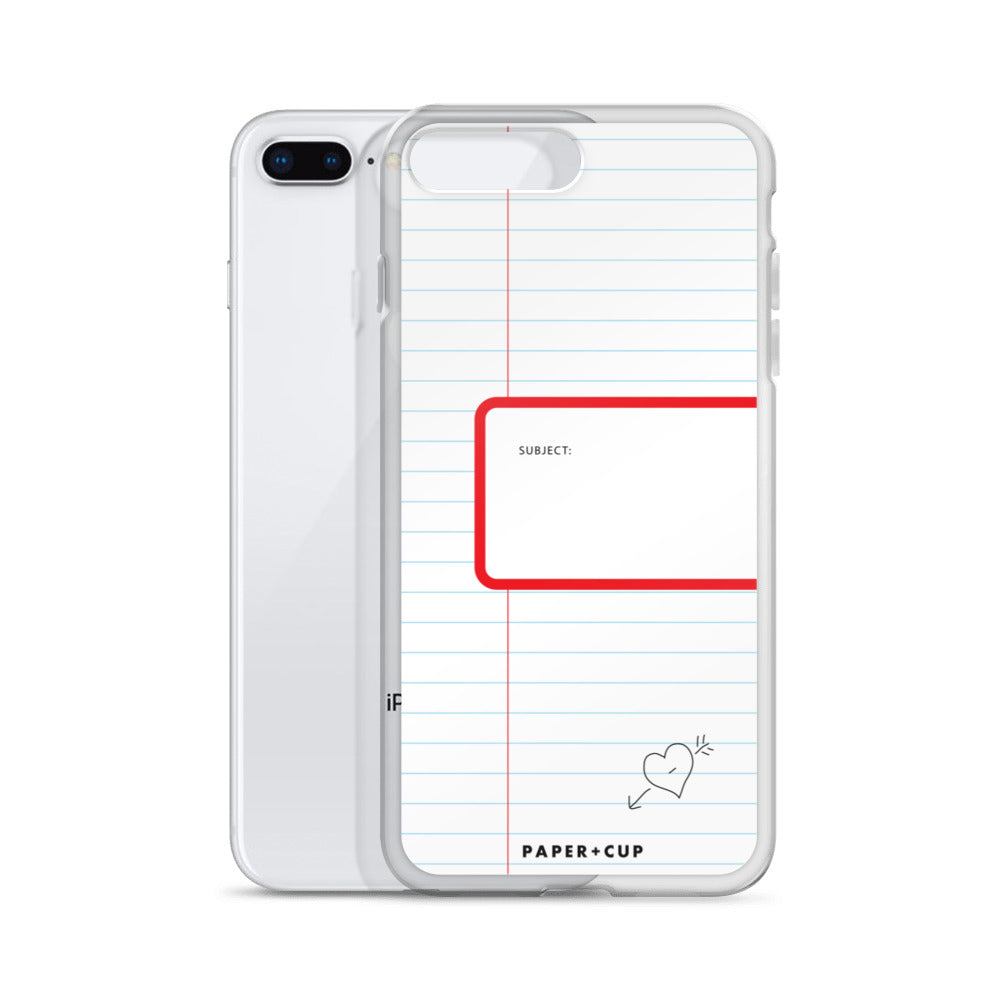 Old School Lined iPhone Case