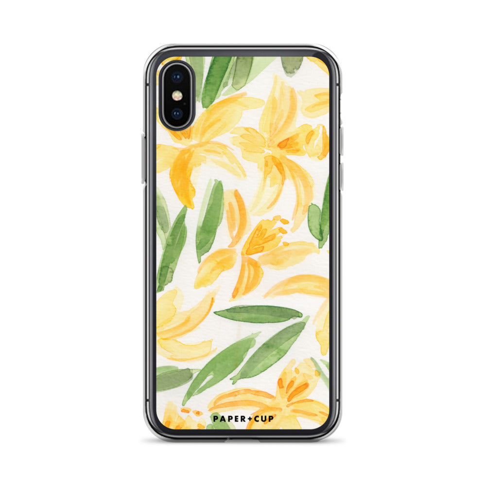 Daffodil Floral iPhone Case