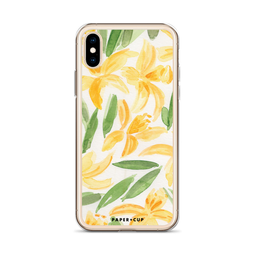 Daffodil Floral iPhone Case