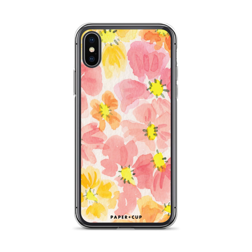 Pinky Floral iPhone Case