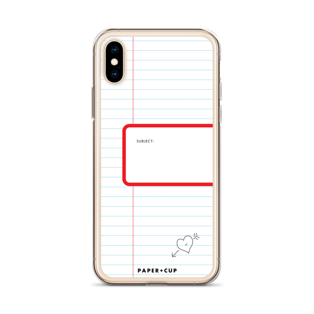 Old School Lined iPhone Case