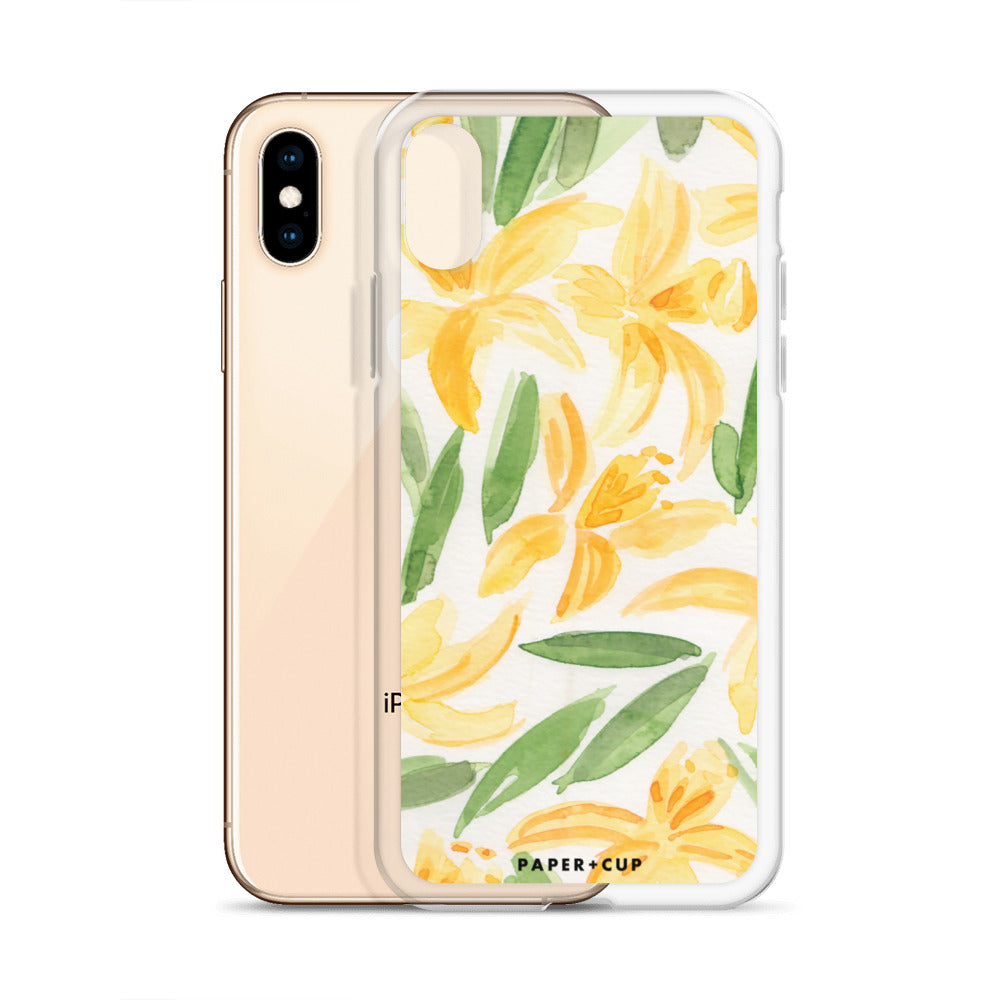 Daffodil Floral iPhone Case