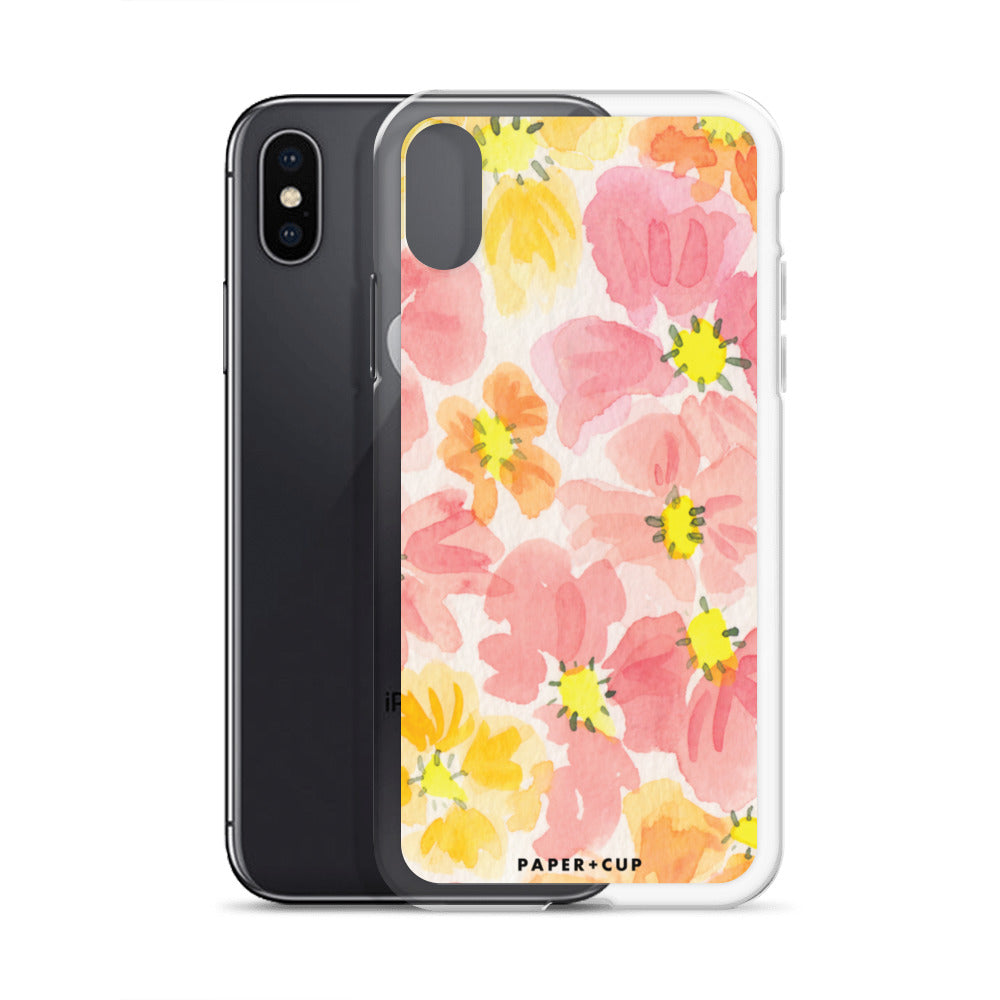 Pinky Floral iPhone Case